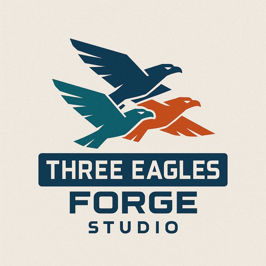 Three Eagles Forge Studio logo